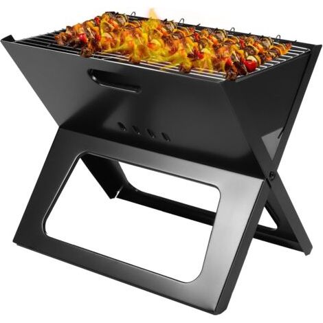 Barbecue Pliant, Barbecue Portable, Grill pour Notebook Portable Résistant Chaleur, pour Camping, Voyages (1/5)
