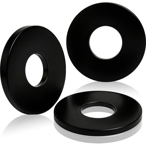 55 Pièces Rondelle Plastique M10x30, Noir Rondelles Nylon Plates Isolation, Joint Plat Rond DIN 9021 / ISO 7093 pour Robinet Tuyau Eau Tuyau (1/5)