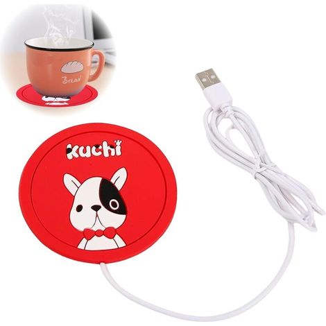 Bardusch - Chauffe Tasse de Café, Chauffe-Tasses USB, Électrique Chauffe Tasse Pad, Réchauffeur de Café, Tasse Chauffante, pour la Saison hivernale,Utilisé pour Le Thé, Le café, Le Lait (1/5)