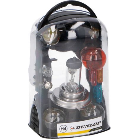 11-teiliges H4 12V-Notfall-Ersatzlampenset von Dunlop