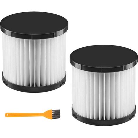 Juego de 2 filtros HEPA y 1 cepillo de limpieza aptos para aspiradoras Ryobi 18V ONE+ PCL733 (1/2)