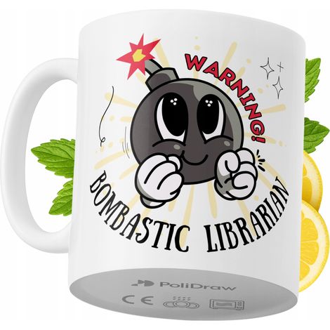 Lustige Kaffeetasse mit witzigem Textdesign für Bibliothekare – ideal für Geburtstage, Namenstage und Feiertage. Hochwertige Tasse für besondere Anlässe, ob im Büro oder zu Hause. Farbe: Weiß, 330 ml.