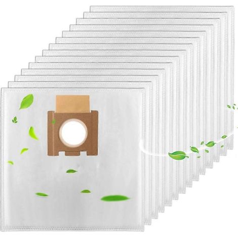 Lot de 14 sacs pour aspirateur Hoover H81/H81 Pure Epa/Telios Extra, sacs à poussière non tissés grande capacité