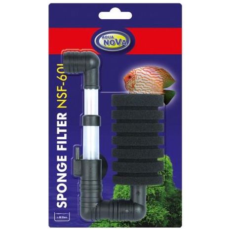 Schwammfilter für biologische Aquarienfiltration bis zu 60 Liter