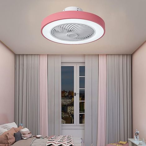Ventilateurs de Plafond Avec Despes, Ventilateurs de Plafond À Led Avec Des Lumières Ete Télécommande Silencieuse Moderne Ventilateur Lumière de Plafond Chambre À Coucher 3 Vitesses, Ventilateu (1/5)