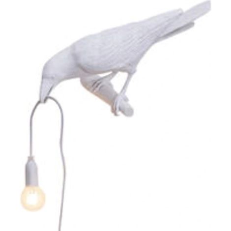 Applique murale LED moderne en forme d'oiseau, lampe de chevet pour chambre à coucher, support pour lampe en forme de corbeau, décoration intérieure (1/4)