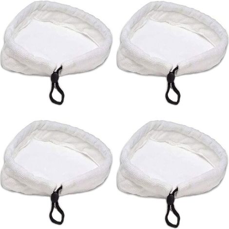 4-teiliges Ersatztuchset für Dampfreiniger, Mikrofaserpads, dreieckige Mikrofaser-Bodentücher, für Dampfreiniger, Haushaltsreinigung, universell (1/4)