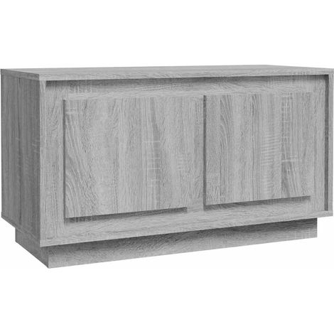 vidaXL Mueble para TV madera contrachapada gris Sonoma 80x35x45 cm (1/2)