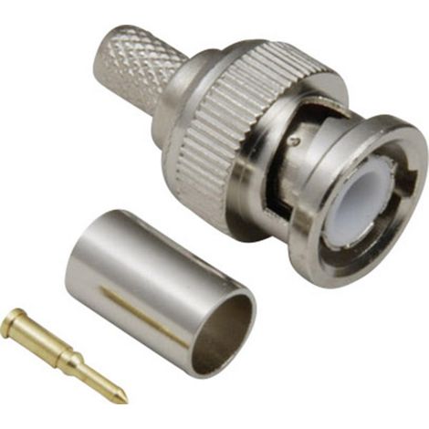 TRU COMPONENTS 1579546 Connecteur BNC mâle, droit 50 Ω 1 pc(s)