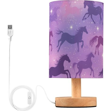 Kcldeci Lampe de chevet colorée à paillettes pour chambre (1/5)