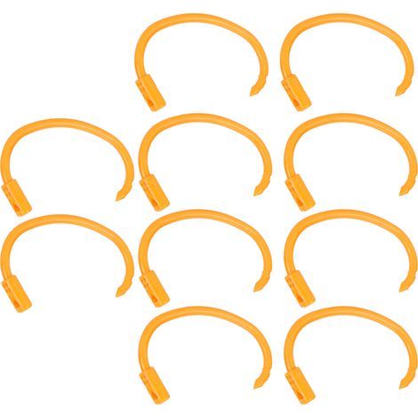 10 Stück Nylon-Nasenringe für Rinder, Nutztiere und landwirtschaftliche Geräte (1/5)