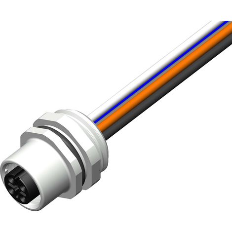Connecteur à montage sur panneau RS PRO, M12 Femelle, 500mm ( Prix pour 1 ) (1/3)