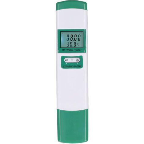 Tester per la qualità dell'acqua 5 in 1 Bluetooth (EC, TDS, SALE, SG, TEMP), penna per il test della qualità dell'acqua per piscine e acquari. (1/5)