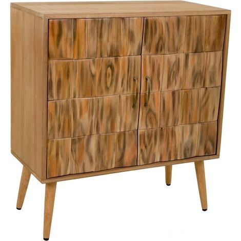 Recibidor de madera marrón 76x38x83