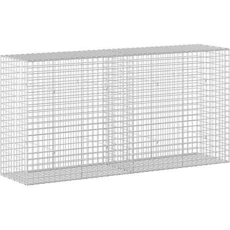 vidaXL Gabion with 5 mm Wire and 5x5 cm Mesh 200x50x100 cm (1/5)