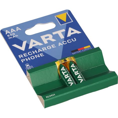 2x Akku AAA 1,2V 800mAh kompatibel AVM FritzFon C3 (1/5)