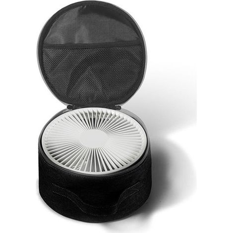 1 couleur : Noir Matière : Tissu Sac de rangement portable pour ventilateurs pliants Sacoche pour ventilateurs pliants