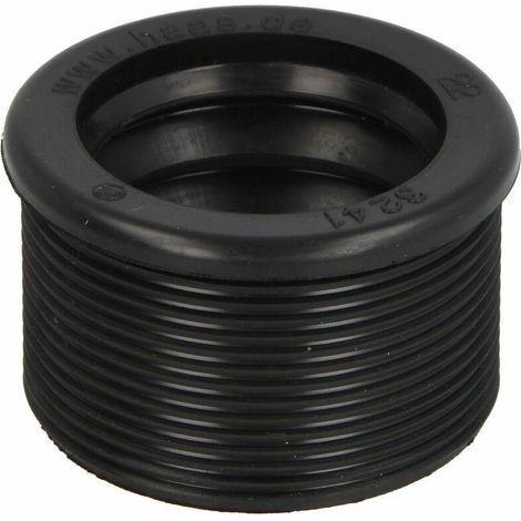 Raccord d'évacuation PVC 50 x 40 mm – Caoutchouc noir – Pour siphons Geberit – Étanchéité renforcée pour systèmes d'écoulement