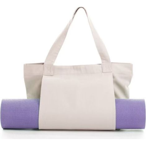 Sac bandoulière pour tapis de yoga – Sac de sport en toile – Support intégré – Kaki –