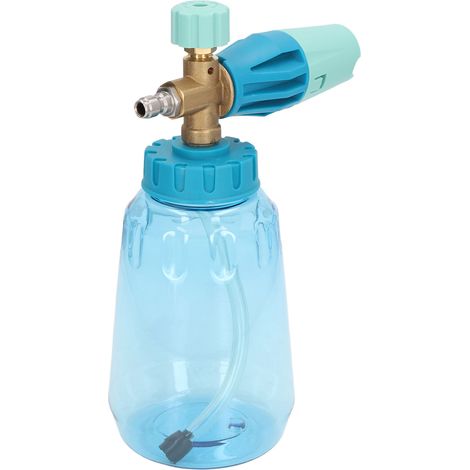 Générateur de mousse 1L 4000psi, pulvérisateur haute pression réglable, lave-linge, canette 1/4 po NPT, connexion rapide, violet