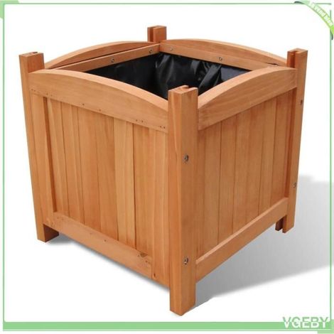 Lits surélevés - FAFEICY - 41301 - Bois massif - 30x30x30 cm - Pack de 2 (1/4)