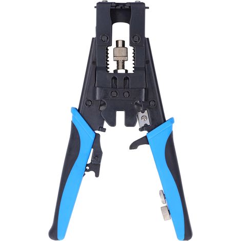 Connecteur de Compression multifonctionnel en plastique d'acier allié de sertisseur de câble coaxial pour F BNC RCA