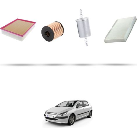 Kit tagliando 4 filtri compatibile con Peugeot 307 2.0 16V 103kw dal 2005 (1/5)