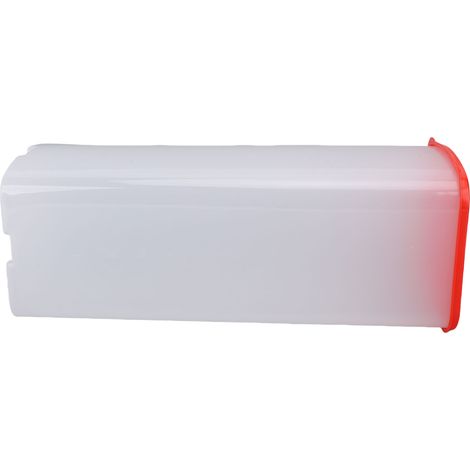 Boîte à pain en plastique grande capacité, peu encombrante, avec couvercle, idéale pour la maison, les pique-niques et le camping (rouge). (1/5)