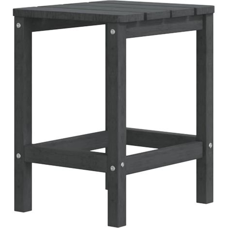 Maison Exclusive - Garten Adirondack-Tisch Anthrazit 38x38x46 cm (1/5)