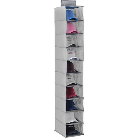 Rangement pour chaussures suspendu, pliable, pour la maison (gris) (1/5)