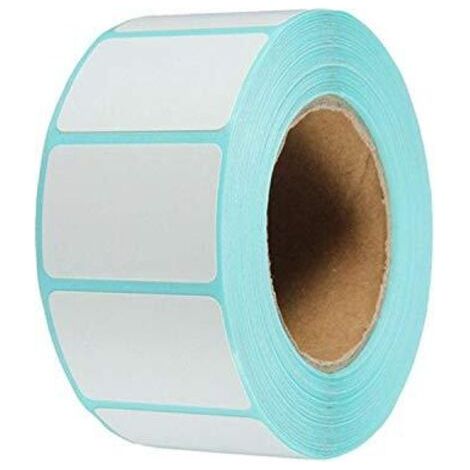Lot de 800 étiquettes autocollantes blanches 60 mm x 30 mm pour bocaux de congélation Imprimantes (1/4)
