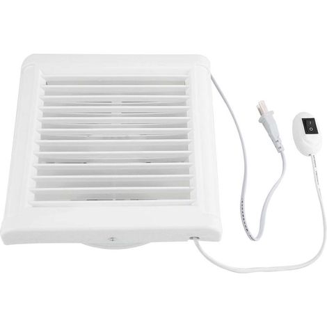 15W 220V Ventilateur mural silencieux pour salle de bain cuisine garage, extraction d'air domestique