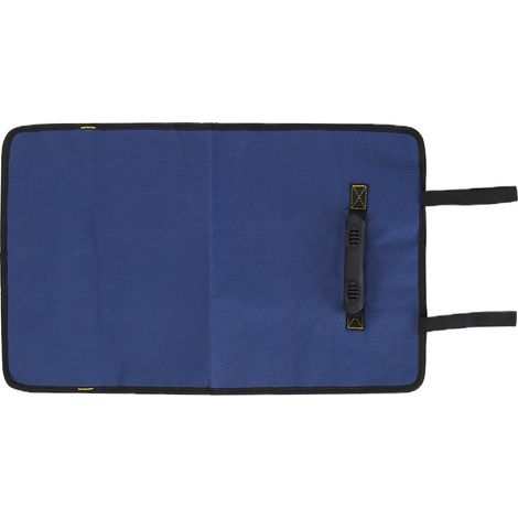 Allgemeine Werkzeugtasche, großes Fassungsvermögen, Rollbare Werkzeugtasche aus Oxford-Gewebe, Reparaturwerkzeug-Rolltasche (Blau) (1/5)