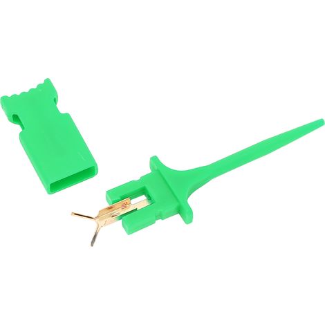 Pince de test miniature pour circuits intégrés PA, idéale pour les expériences électroniques, la réparation et la maintenance (verte). (1/5)