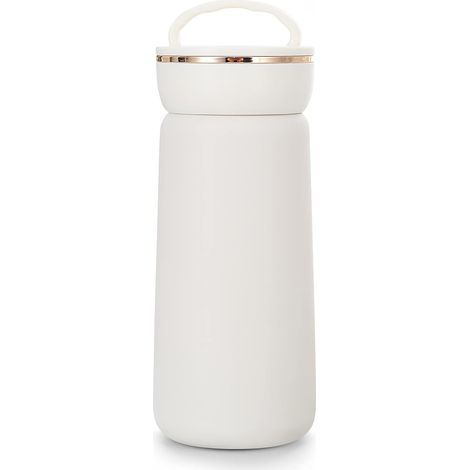 Bouteille d'eau isolée en acier inoxydable Fiole à vide Tasse de voyage Tasse à café 13 oz (1/2)