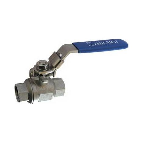 VALVOLA A SFERA FF CON LEVA ACCIAIO INOX Misura: 3/4"