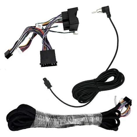 Faisceau de câblage universel d'extension de 6 m pour autoradio et alimentation, compatible avec les autoradios BMW Série 3, Série 5, X5, M3, M5, E46, E38, E39 et E53. (1/5)