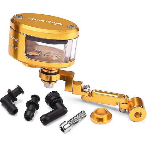 Réservoir d'huile de frein et d'embrayage avec support pour moto Honda Varadero XL1000 XL125 - Support doré (1/5)