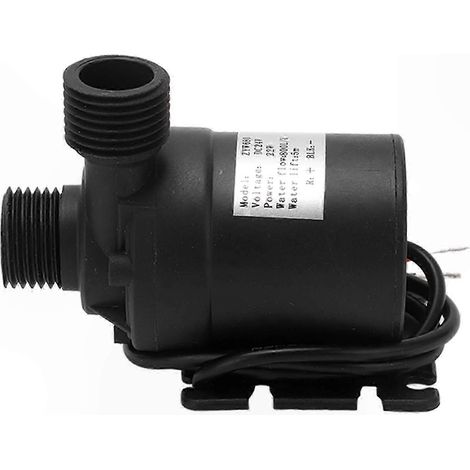 Pompe submersible sans balais 24 V, débit de 800 l/h, étanchéité IP68 pour aquariums et bassins (1/5)
