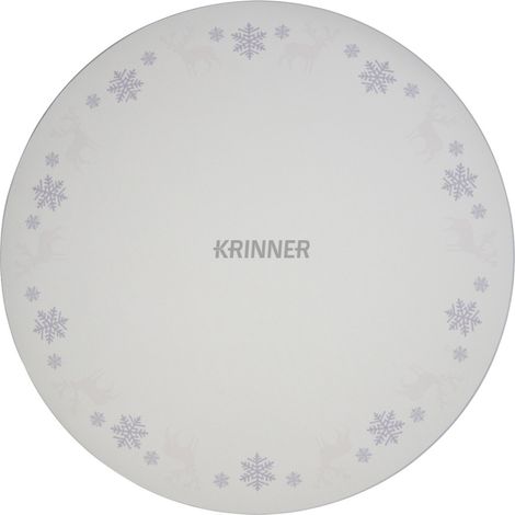 Krinner Weihnachtsbaumunterlage Ø 60 cm weiß Weihnachtsbaumdecke