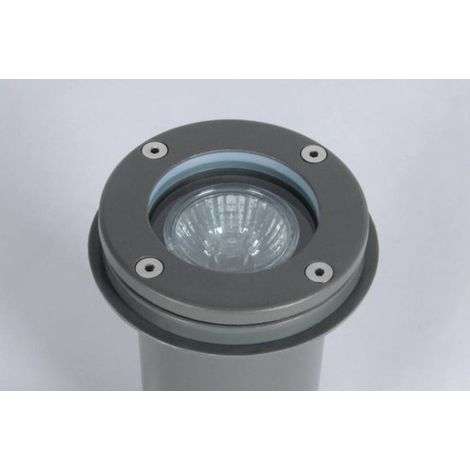 Spot en saillie 30844 - GU10 - 4,0 W - 380 lumens - 2700 K - Noir - Gris - Anthracite - Métal - Lampe extérieure - IP67 - Avec détecteur - Ø 11 cm (1/5)