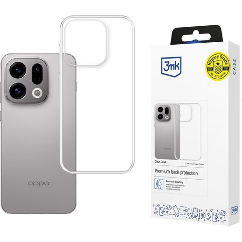 Coque transparente 3mk pour Oppo Find X9 (1/5)