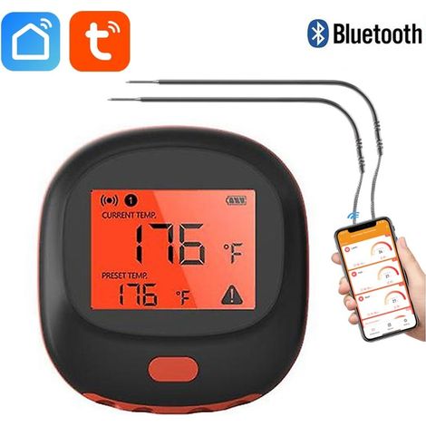 Tuya Termometro da Cucina Smart Bluetooth per Barbecue con 2 Sonde (1/5)