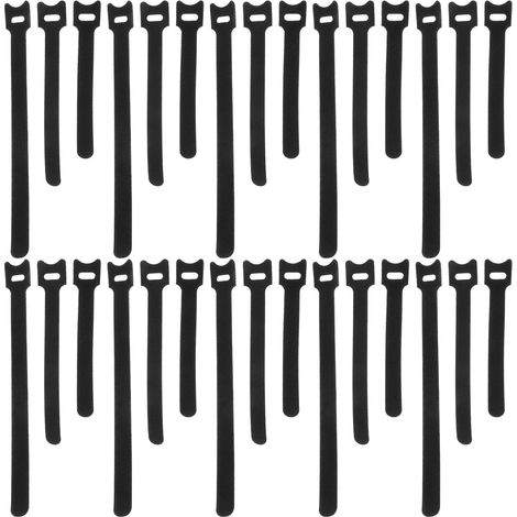 150pcs Attaches Câble en Nylon Noir Tête de Chat, Organisateur de Câble de Chargement Pratique et Rapide, pour Gestion de Fils la Maison Bureau (1/5)