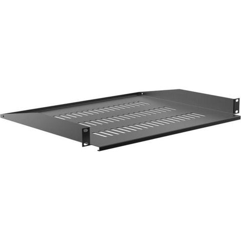 Etagère fixe pour rack sol et rack mural 19'', Profondeur 380mm, Hauteur 1U