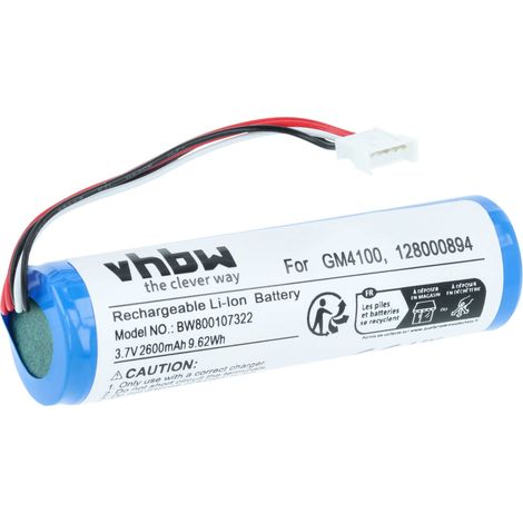 vhbw 1x Akku kompatibel mit Datalogic Gryphon GBT4130 Barcodescanner POS (2600 mAh) - Ersatz für RBP-GM40, 128000894