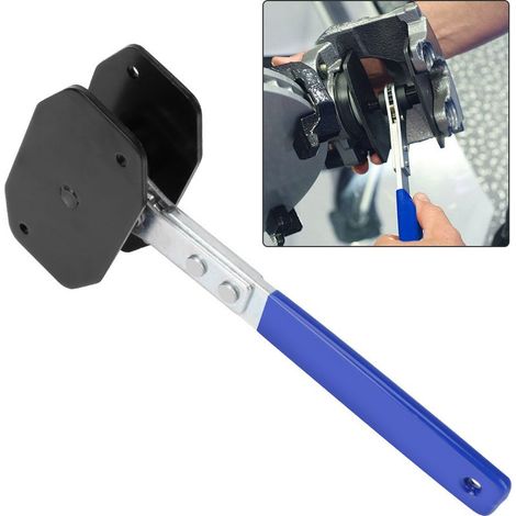 1 Outil d'étrier de frein, cliquet rotatif 360°, acier au carbone, piston écarteur, réparation automobile (1/5)