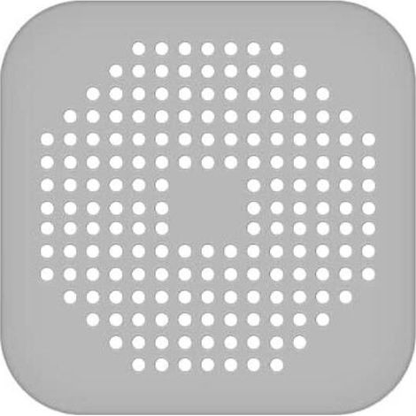 Filtre à cheveux pour douche Gris ou blanc Filtre en silicone pour lavabo , baignoire et douche - Bouchon en caoutchouc pour salle de bain et cuisine (gris) (1/4)