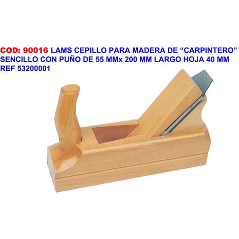 Spazzola singola in legno Lams 55x200 mm lama 40 mm