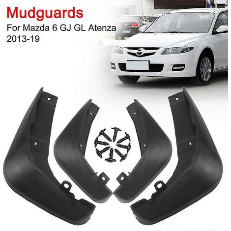 Accessoires auto : bavettes garde-boue avant et arrière (lot de 4) pour Mazda 6 GJ GL Atenza 2013-2019 - Pièces détachées automobiles (1/5)